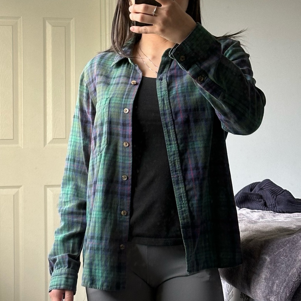 Green Blue Flannel